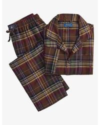 Polo Ralph Lauren - Plaid Relaxed-Fit Flannel Pyjama Set - Lyst