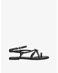 Steve Madden - Napa Faux-Leather Sandals - Lyst