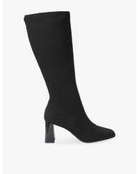 Carvela Kurt Geiger - Rometta Heeled Leather High-Leg Boots - Lyst
