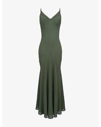 House Of Cb - Sacha Georgette Panelled Woven Maxi Dress Xs (A-C Cup) - Lyst