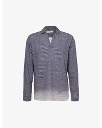 Orlebar Brown - Ridley Floral-pattern Regular-fit Woven Shirt - Lyst