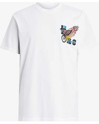 AllSaints - Roller Graphic-print Organic-cotton T-shirt X - Lyst