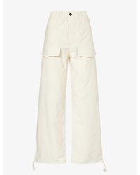 JW Anderson - Parachute Cotton Track Trousers - Lyst