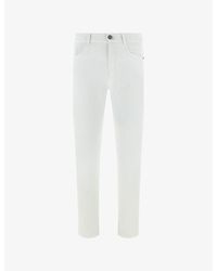 BOGGI - Garment-Dyed Straight-Leg Stretch Denim-Blend Jeans - Lyst