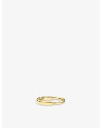 Tiffany & Co. - Tiffany Lock 18ct Yellow-gold Ring - Lyst