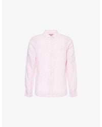 Orlebar Brown - Giles Long-Sleeve Regular-Fit Linen Shirt - Lyst