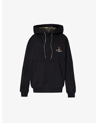 Vivienne Westwood - Fresh Logo-embroidered Cotton-jersey Hoody - Lyst