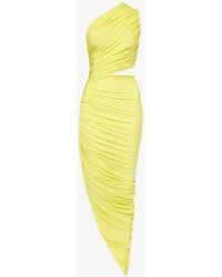 Alaïa - Cut-out Fitted Stretch-woven Midi Dress - Lyst