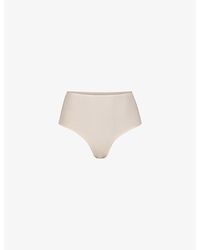 Skims - Fits Everybody High-Rise Stretch-Jersey Briefs - Lyst