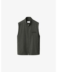 Eton - Solid Wool Flannel Vest - Lyst