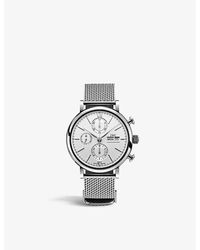 IWC Schaffhausen - Iw356506 Portofino Stainless-steel Chronograph Watch - Lyst