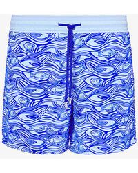 Vilebrequin - Moorea Turtle-print Recycled-polyamide Swim Shorts - Lyst