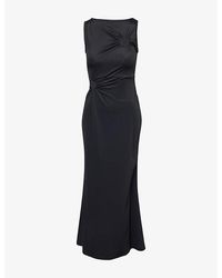 Amy Lynn - Harlie Cut-Out Heart Woven Maxi Dress - Lyst