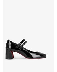 Christian Louboutin - Miss Jane 55 Patent-leather Shoes - Lyst