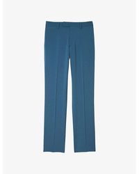 Sandro - Straight-Leg Regular-Fit Wool Trousers - Lyst