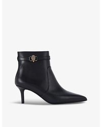 Kurt Geiger - Kensington Flexi Woven Leather Ankle Boots - Lyst