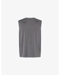GYMSHARK - Condition Club Wash Woven Tank Top - Lyst