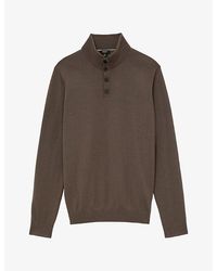 Reiss - Farnham High-Neck Wool Jumper - Lyst