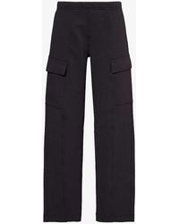 lululemon - Cargo Double-knit Straight-leg Mid-rise Recycled Polyester-blend Trousers - Lyst