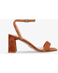 Steve Madden - Luxe Strappy Suede Sandals - Lyst
