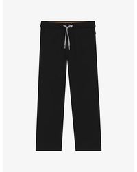 BOSS - Straight-Leg Cotton-Blend Jogging Bottoms - Lyst