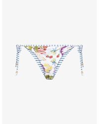 Seafolly - Riviera Coast Rio Bikini Bottoms - Lyst