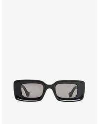 Loewe - G736270x18 Rectangular Logo-embellished Acetate Sunglasses - Lyst