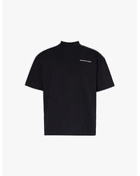 MKI Miyuki-Zoku - Uniform Branded-Print Cotton-Jersey T-Shirt - Lyst