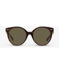 Versace - Ve4442 Medusa-hardware Tortoiseshell-acetate Sunglasses - Lyst