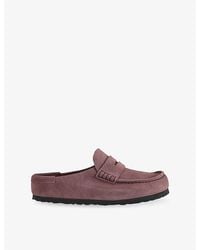 Birkenstock - Naples Wrapped Suede Clogs - Lyst