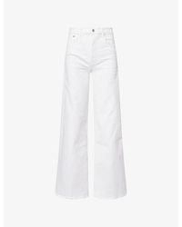 Citizens of Humanity - Lyra Long Wide-Leg Denim Jeans - Lyst
