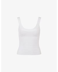House Of Cb - The Og Scoop-Neck Woven Bandage Top - Lyst
