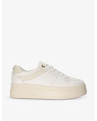 Dune - Emmelie Branded-hardware Leather Low-top Trainers - Lyst