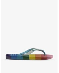 Havaianas - Top Pride-Print Rubber Flip Flops - Lyst