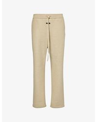 Fear Of God - Forum Brand-patch Straight-leg Regular-fit Wool Trousers X - Lyst