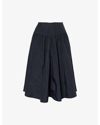 Peachy Den - Deba Zipped Midi Skirt - Lyst
