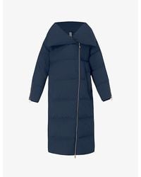 Sweaty Betty - Nimbus Cloud Longline Shell-Down Puffer Coat - Lyst