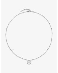 Monica Vinader - Mv Siren Muse Disc 18Ct Vermeil Chain Necklace - Lyst
