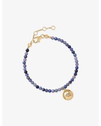 Astley Clarke - Biography 18Ct- Plated Sterling- And Aventurine Locket Bracelet - Lyst