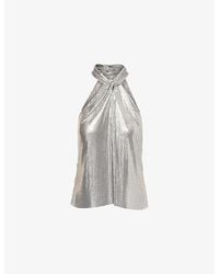 Rabanne - Haut Mesh Tank Top - Lyst
