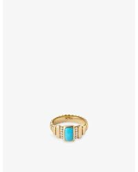 Astley Clarke - Aurora Ridge 18Ct Vermeil And Ring - Lyst