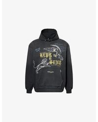 Represent - Enemy Graphic-Print Cotton Hoody - Lyst