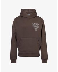 Amiri - Lasso Embroidered Cotton-Blend Hoody - Lyst