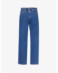 Replay - Cast 9Zero1 High-Rise Straight-Leg Stretch-Denim Jeans - Lyst