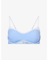WE Are Tala - Contrast Underwired Bikini Top - Lyst