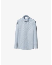 Eton - Signature Twill Motif Contemporary-Fit Cotton Shirt - Lyst