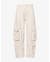 Agolde - Ambika Patch-Pocket Cotton-Blend Utility Trousers - Lyst