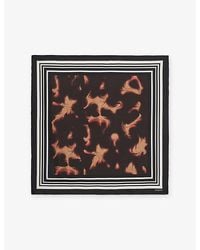 JOSEPH - Danica Graphic-Print Small Silk Scarf - Lyst