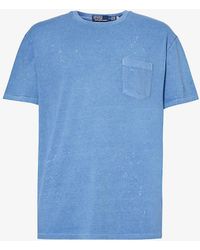 Polo Ralph Lauren - Patch-pocket Regular-fit Cotton-jersey T-shirt - Lyst