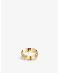 Cartier - Love 18Ct- Ring - Lyst